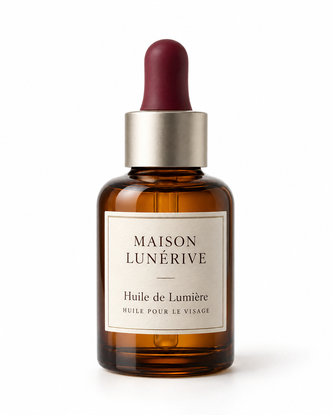 MAISON LUNÉRIVE 沐嵐 流光臉部保養油 單品包裝設計