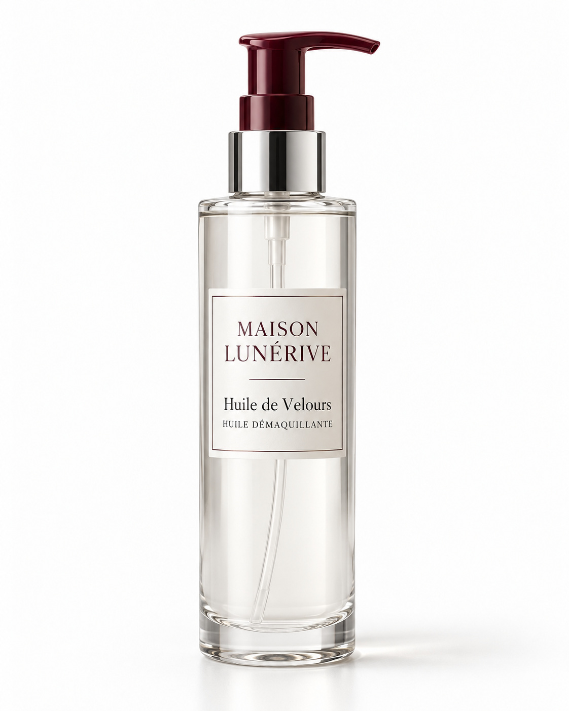 MAISON LUNÉRIVE 沐嵐 絲絨卸妝油 單品包裝設計